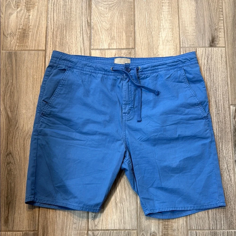 Bench Chino Shorts‎ Men's 36 Blue 100% Cotton Drawstring Multipurpose City